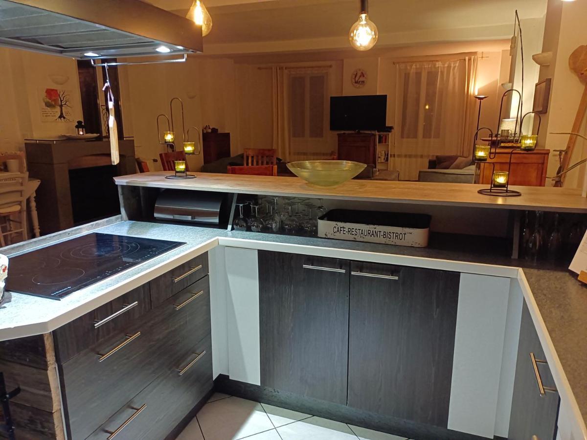 Gite Redrooster Home - 160M2, 4 Ch, 2 Sdb, Fibre, Parking, Sauna, Bain A Remous Theys Eksteriør bilde